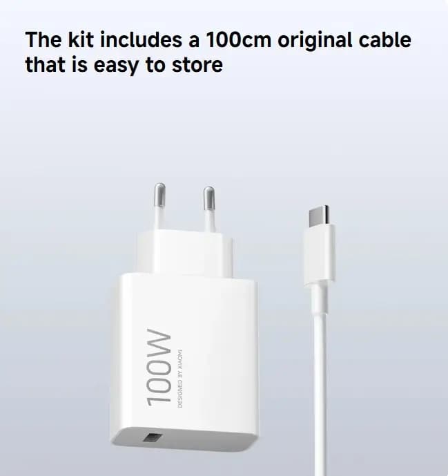 ⚡ Chargeur Xiaomi Mi 100W