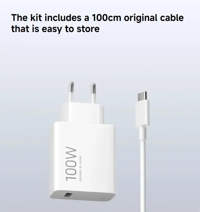 ⚡ Chargeur Xiaomi Mi 100W